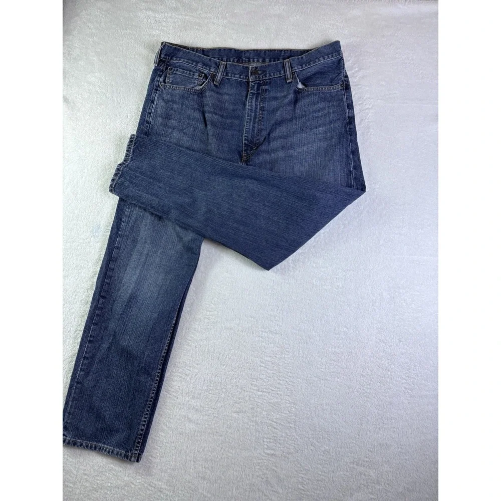 Levi's 505 Regular Fit Jeans Mens 40x30 Blue Medium Wash Straight Leg Denim
